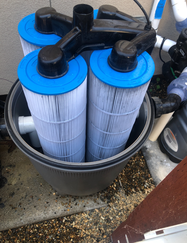 Pool Filter Cleaning